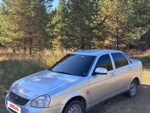 2008 Lada (ВАЗ) Priora I, серебристый, 210000 рублей