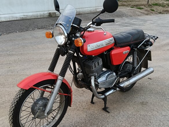 1985 Jawa 350/638, красный, 250000 рублей - вид 3