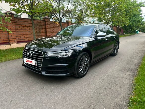 2017 Audi A6 IV (C7) Рестайлинг, чёрный, 2450000 рублей