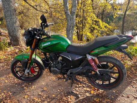 2014 Stels Flame 200, зелёный, 80000 рублей, вид 1