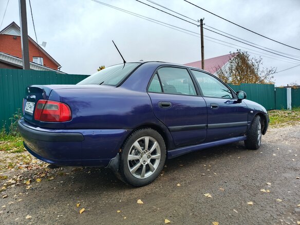 2002 Mitsubishi Carisma I Рестайлинг, синий, 250000 рублей - вид 5