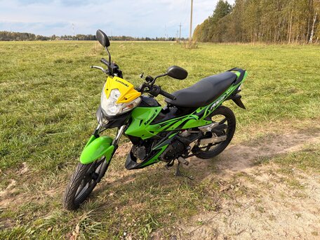 2013 Kawasaki Athlete, зелёный, 110000 рублей, вид 1