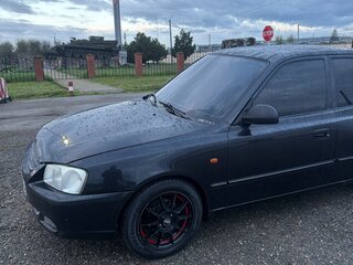 2008 Hyundai Accent ТагАЗ II, чёрный, 280000 рублей, вид 5