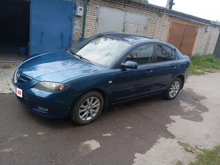 2007 Mazda 3 I (BK) Рестайлинг, синий, 500000 рублей, вид 3