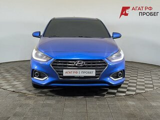 2018 Hyundai Solaris II, синий, 900000 рублей, вид 2