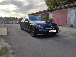 2019 Mercedes-Benz C-Класс 180 IV (W205) Рестайлинг, синий, 3050000 рублей, вид 4