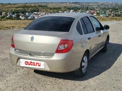 2008 Renault Symbol ll, бежевый - вид 5