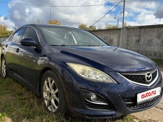 2011 Mazda 6 II (GH) Рестайлинг, синий, 820000 рублей, вид 4