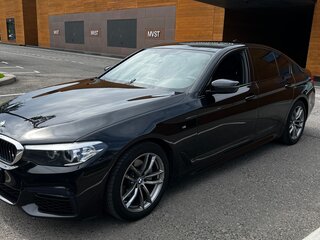 2018 BMW 5 серии 520i VII (G30/G31/G38), чёрный, 3490000 рублей, вид 3