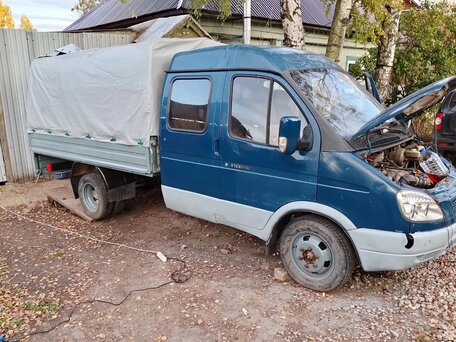 2007 ГАЗ ГАЗель (33023/330273) Фермер, синий, 550000 рублей, вид 1