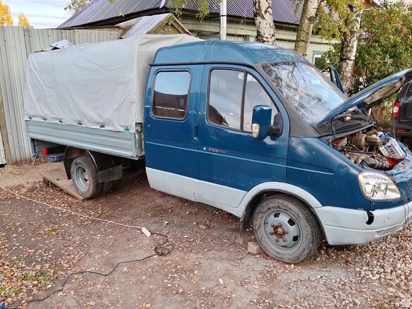 2007 ГАЗ ГАЗель (33023/330273) Фермер, синий, 550000 рублей