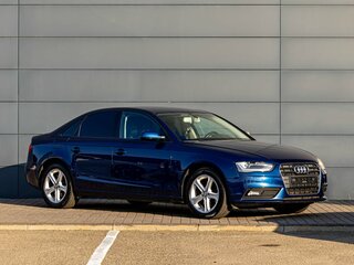 2015 Audi A4 IV (B8) Рестайлинг, синий, 1495000 рублей, вид 3