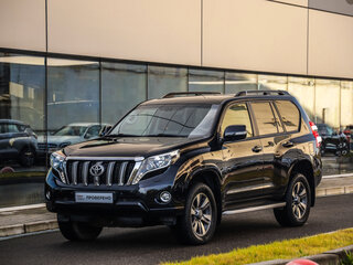 2015 Toyota Land Cruiser Prado 6-speed 150 Series Рестайлинг 1, чёрный, 3687321 рублей, вид 3