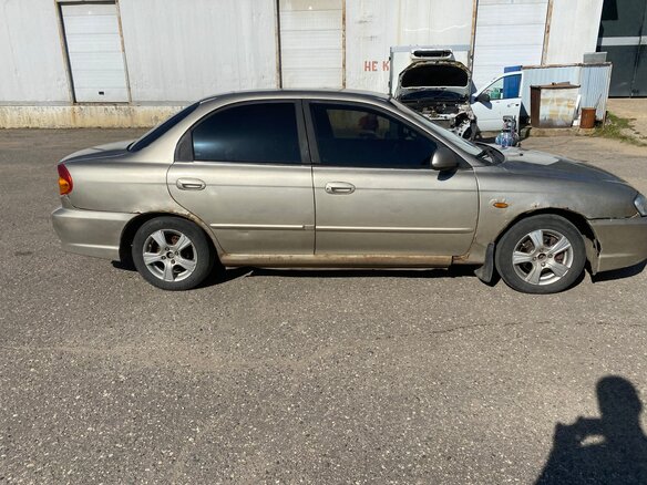 2008 Kia Spectra I Рестайлинг 2, бежевый, 160000 рублей - вид 2