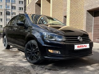 2018 Volkswagen Polo V Рестайлинг, чёрный, 1200000 рублей, вид 2