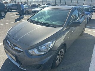 2014 Hyundai Solaris I Рестайлинг, серый, 750000 рублей, вид 1