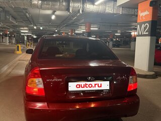 2006 Hyundai Accent ТагАЗ II, красный, 425000 рублей, вид 5