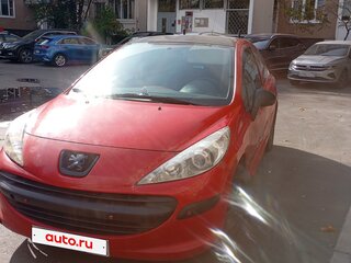 2009 Peugeot 207 I Рестайлинг, красный, 185000 рублей, вид 2