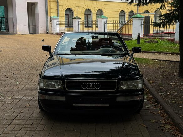 1992 Audi Cabriolet, чёрный