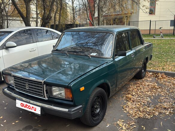 2007 Lada (ВАЗ) 2107, зелёный, 135000 рублей