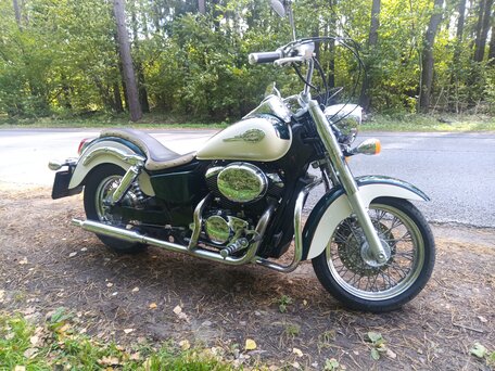 1998 Honda Shadow 400, зелёный, 290000 рублей, вид 4