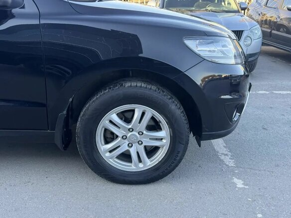 2011 Hyundai Santa Fe II Рестайлинг, чёрный - вид 8
