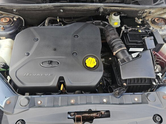 2014 Lada (ВАЗ) Granta I, серебристый - вид 8