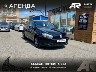 2009 Volkswagen Golf VI, чёрный, 599000 рублей, вид 2