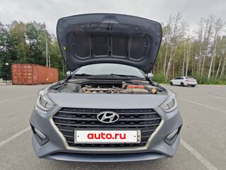 2017 Hyundai Solaris II, серый, 1100000 рублей, вид 4