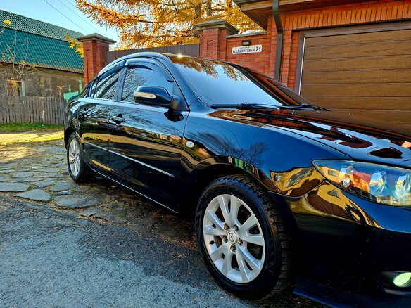 2007 Mazda 3 I (BK) Рестайлинг, чёрный, 675000 рублей - вид 11