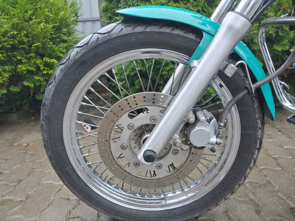 1999 Kawasaki EN500 Vulcan, зелёный, 299000 рублей - вид 14