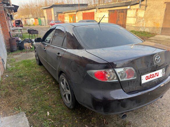 2006 Mazda 6 I (GG) Рестайлинг, чёрный, 480000 рублей - вид 3