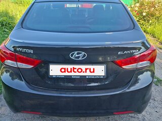 2013 Hyundai Elantra V (MD), чёрный, 835000 рублей, вид 4