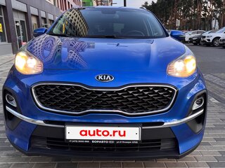 2021 Kia Sportage IV Рестайлинг, синий, 2070000 рублей, вид 2