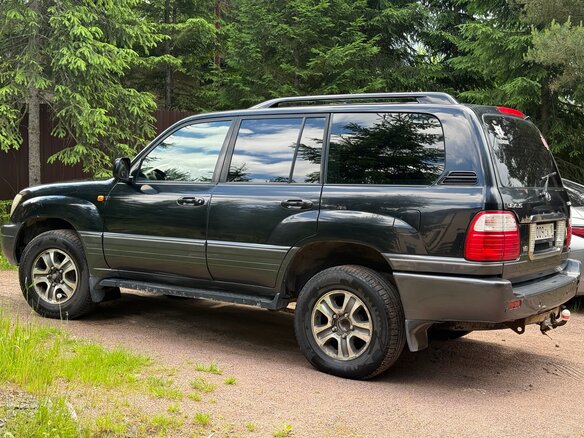 2004 Lexus LX 470 II Рестайлинг, чёрный, 1500000 рублей - вид 5