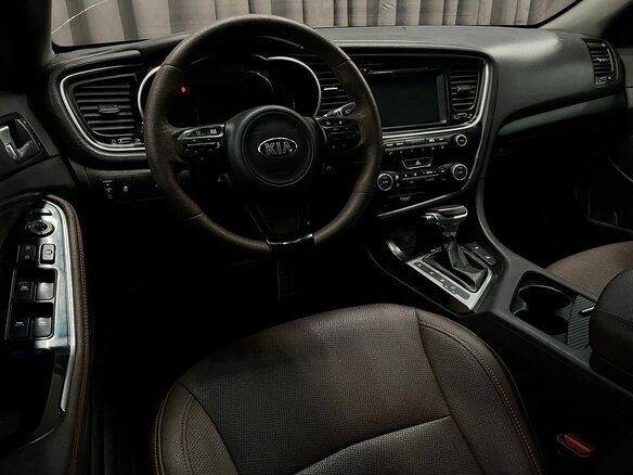 2014 Kia Optima III Рестайлинг, чёрный, 939888 рублей - вид 9