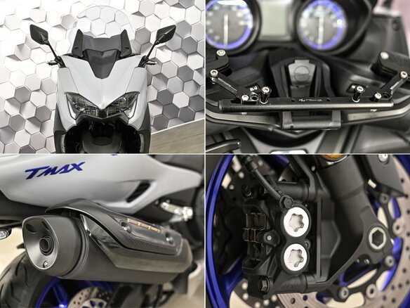 2021 Yamaha TMAX, серый, 1049000 рублей - вид 9