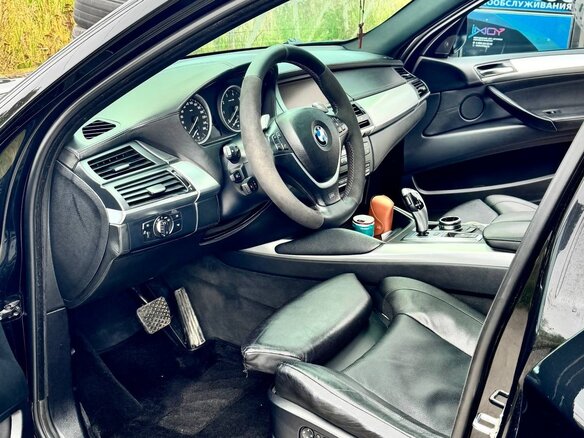 2008 BMW X6 50i 6-speed I (E71), чёрный - вид 4
