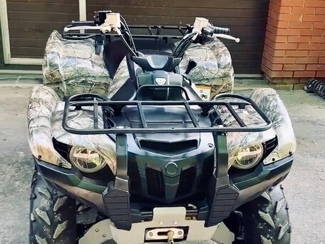2014 Yamaha Grizzly 550, серый, 530000 рублей, вид 4