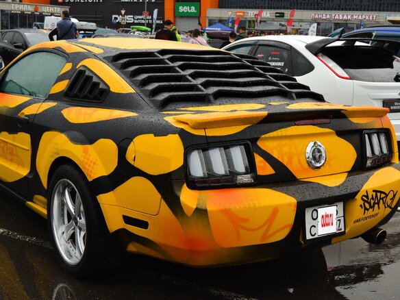 2008 Ford Mustang V, жёлтый, 6999999 рублей - вид 5