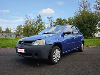 2008 Renault Logan I, синий, 150000 рублей, вид 1