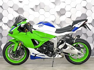 2024 Kawasaki ZX-6R Ninja, зелёный, 1299000 рублей, вид 4