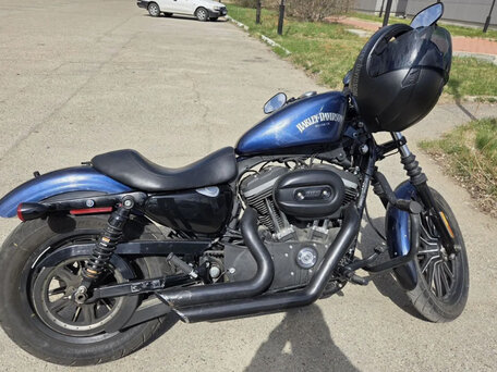 2012 Harley-Davidson Sportster 883, синий, 730000 рублей, вид 3