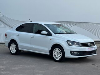 2017 Volkswagen Polo V Рестайлинг, белый, 1210000 рублей, вид 5