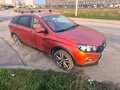 2019 Lada (ВАЗ) Vesta SW Cross I, оранжевый, 880000 рублей - вид 3