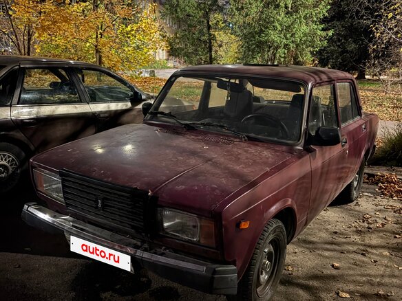 2001 Lada (ВАЗ) 2107, пурпурный, 40000 рублей