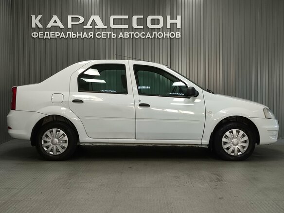 2014 Renault Logan I Рестайлинг, белый, 450000 рублей - вид 5