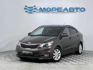2016 Kia Rio III Рестайлинг, коричневый, 990000 рублей, вид 1