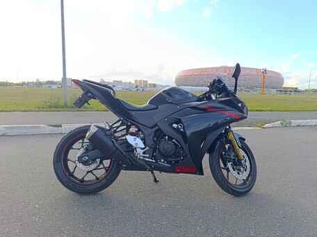 2015 Yamaha YZF-R3, чёрный, 466000 рублей, вид 1