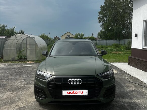 2021 Audi Q5 45 TFSI II (FY) Рестайлинг, зелёный, 4590000 рублей - вид 1